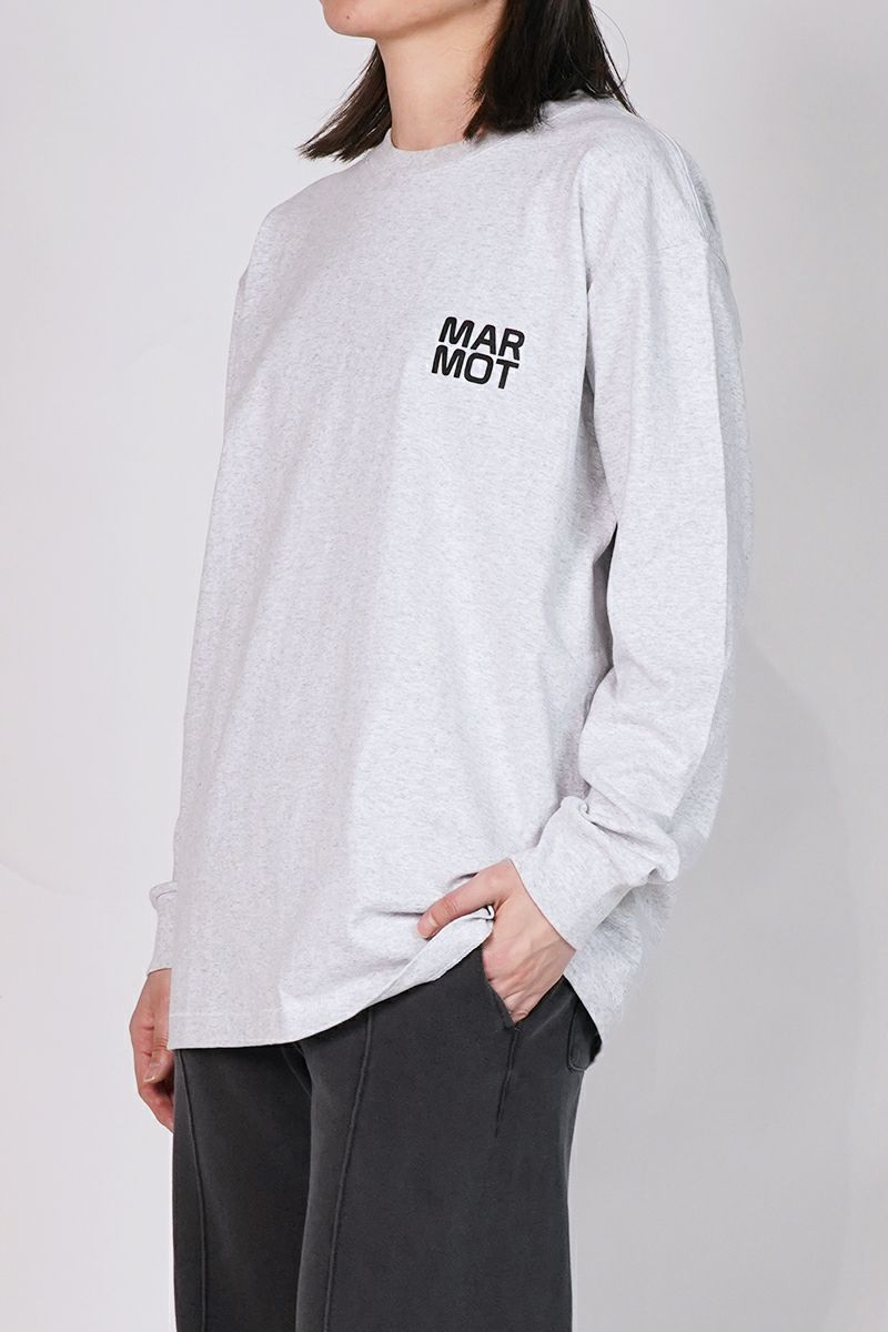 MARMOT(マーモット キャピタル)LOGO LS ロゴプリント長袖Tシャツ 25SS-L1-02-LG -8