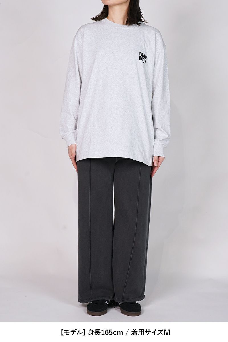 MARMOT(マーモット キャピタル)LOGO LS ロゴプリント長袖Tシャツ 25SS-L1-02-LG -9