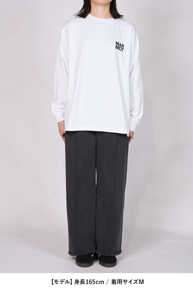 MARMOT(マーモット キャピタル)LOGO LS ロゴプリント長袖Tシャツ 25SS-L1-02-LG -11