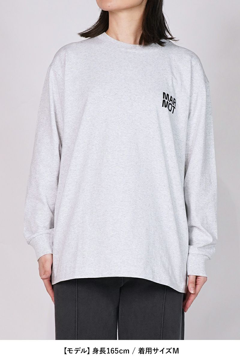 MARMOT(マーモット キャピタル)LOGO LS ロゴプリント長袖Tシャツ 25SS-L1-02-LG -13