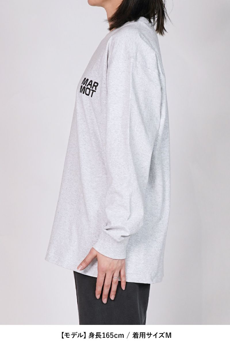 MARMOT(マーモット キャピタル)LOGO LS ロゴプリント長袖Tシャツ 25SS-L1-02-LG -14