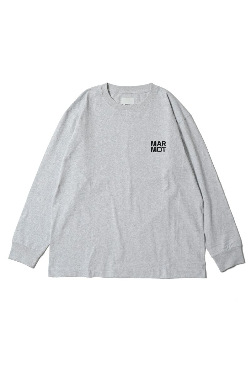 MARMOT(マーモット キャピタル)LOGO LS ロゴプリント長袖Tシャツ 25SS-L1-02-LG -17