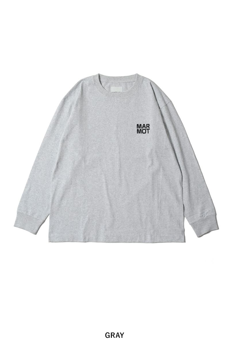 MARMOT(マーモット キャピタル)LOGO LS ロゴプリント長袖Tシャツ 25SS-L1-02-LG -23