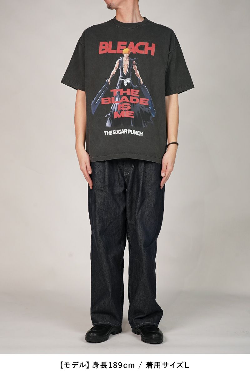 THE SUGAR PUNCH(シュガーパンチ)S/S T-Shirt (ICHIGO) 半袖Tシャツ BLEACH(ブリーチ) 黒崎一護 TBLM24AM001 -7