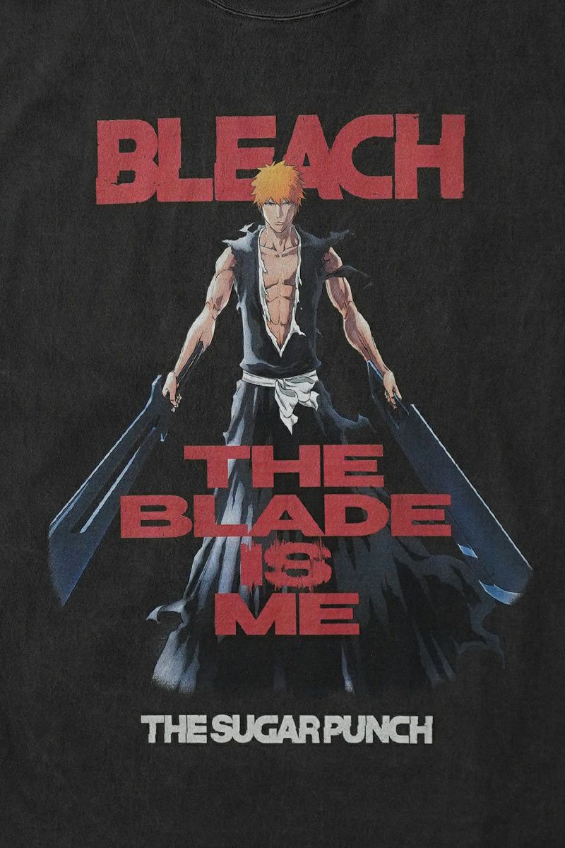 THE SUGAR PUNCH(シュガーパンチ)S/S T-Shirt (ICHIGO) 半袖Tシャツ BLEACH(ブリーチ) 黒崎一護 TBLM24AM001 -17