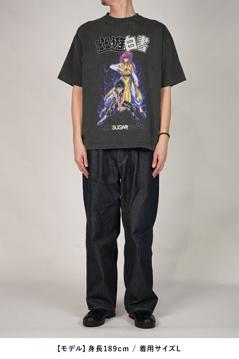 THE SUGAR PUNCH(シュガーパンチ)S/S T-Shirt (KURAMAHIEI) 半袖Tシャツ 幽☆遊☆白書 蔵馬 飛影 TYUM24AM003 -5