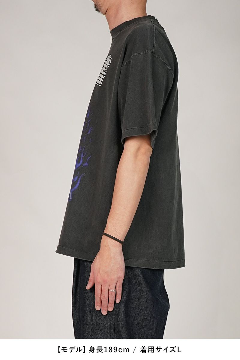 THE SUGAR PUNCH(シュガーパンチ)S/S T-Shirt (KURAMAHIEI) 半袖Tシャツ 幽☆遊☆白書 蔵馬 飛影 TYUM24AM003 -10