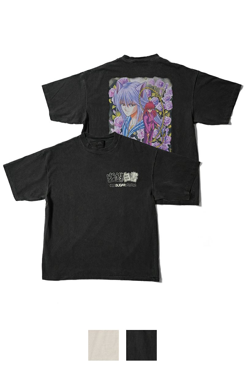 THE SUGAR PUNCH(シュガーパンチ)S/S T-Shirt (YOKOKURAMA) 半袖Tシャツ 幽☆遊☆白書 妖狐蔵馬 TYUM24AM005