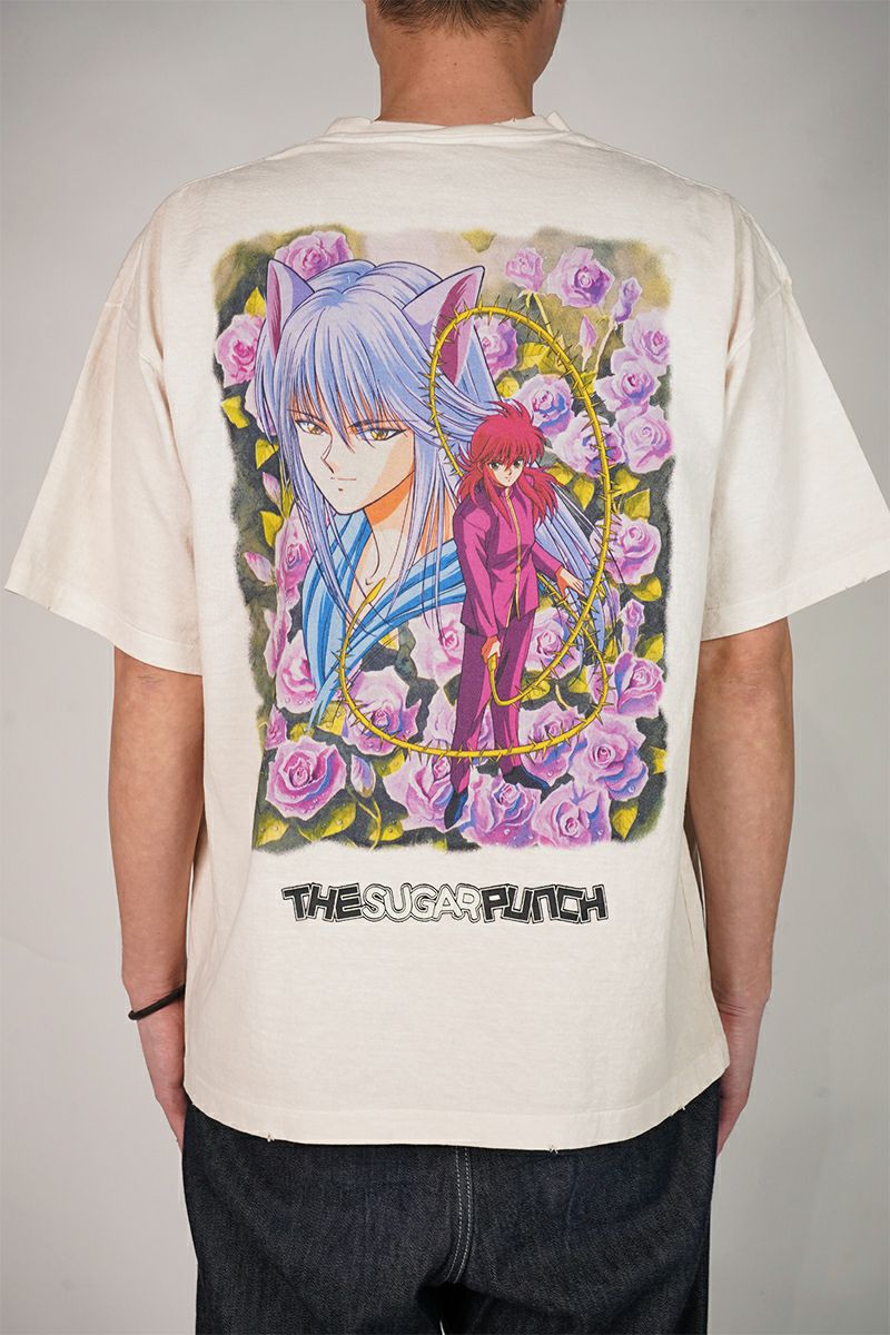THE SUGAR PUNCH(シュガーパンチ)S/S T-Shirt (YOKOKURAMA) 半袖Tシャツ 幽☆遊☆白書 妖狐蔵馬 TYUM24AM005 -2