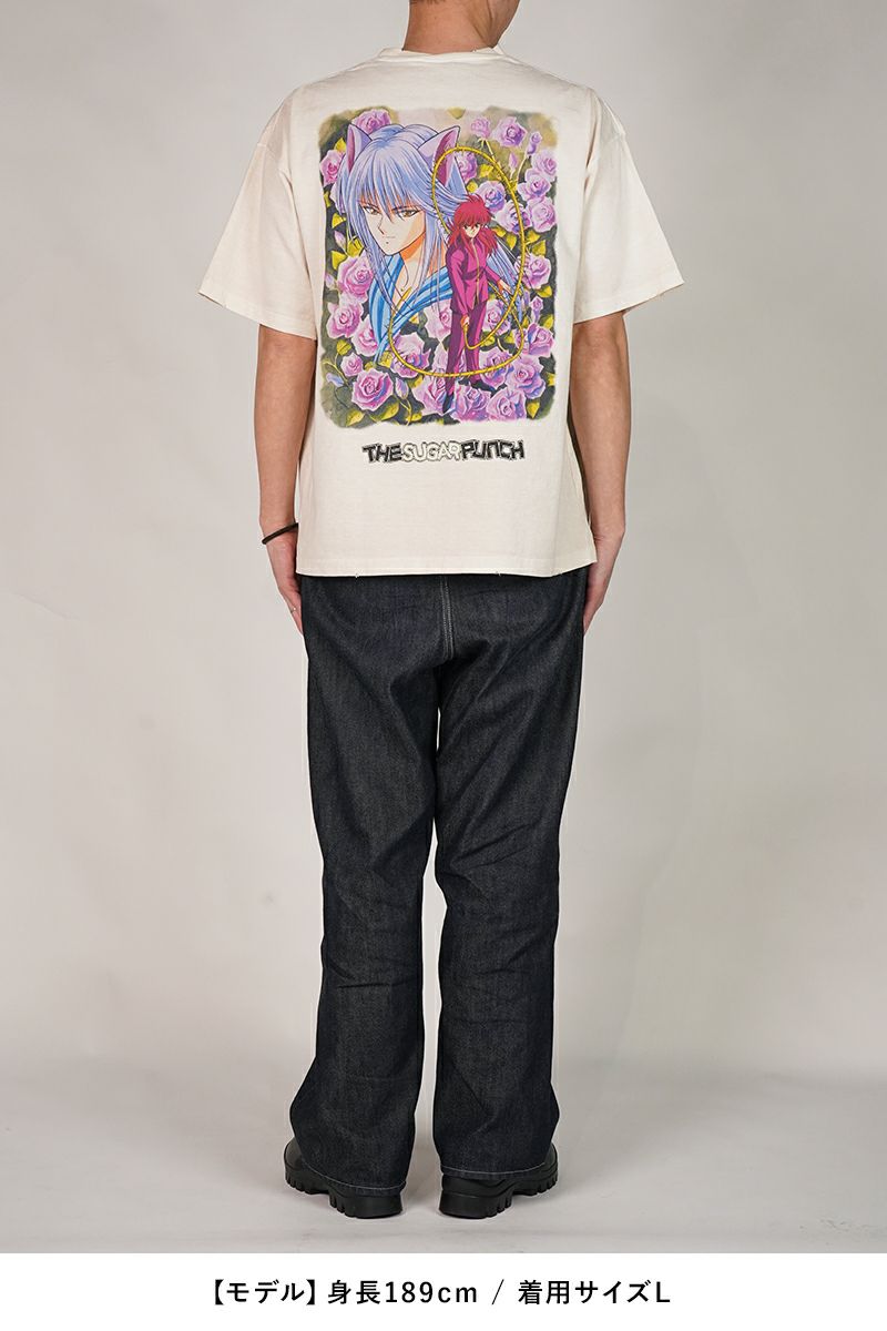 THE SUGAR PUNCH(シュガーパンチ)S/S T-Shirt (YOKOKURAMA) 半袖Tシャツ 幽☆遊☆白書 妖狐蔵馬 TYUM24AM005 -6