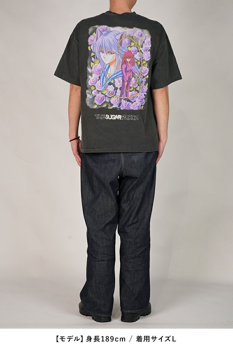 THE SUGAR PUNCH(シュガーパンチ)S/S T-Shirt (YOKOKURAMA) 半袖Tシャツ 幽☆遊☆白書 妖狐蔵馬 TYUM24AM005 -8