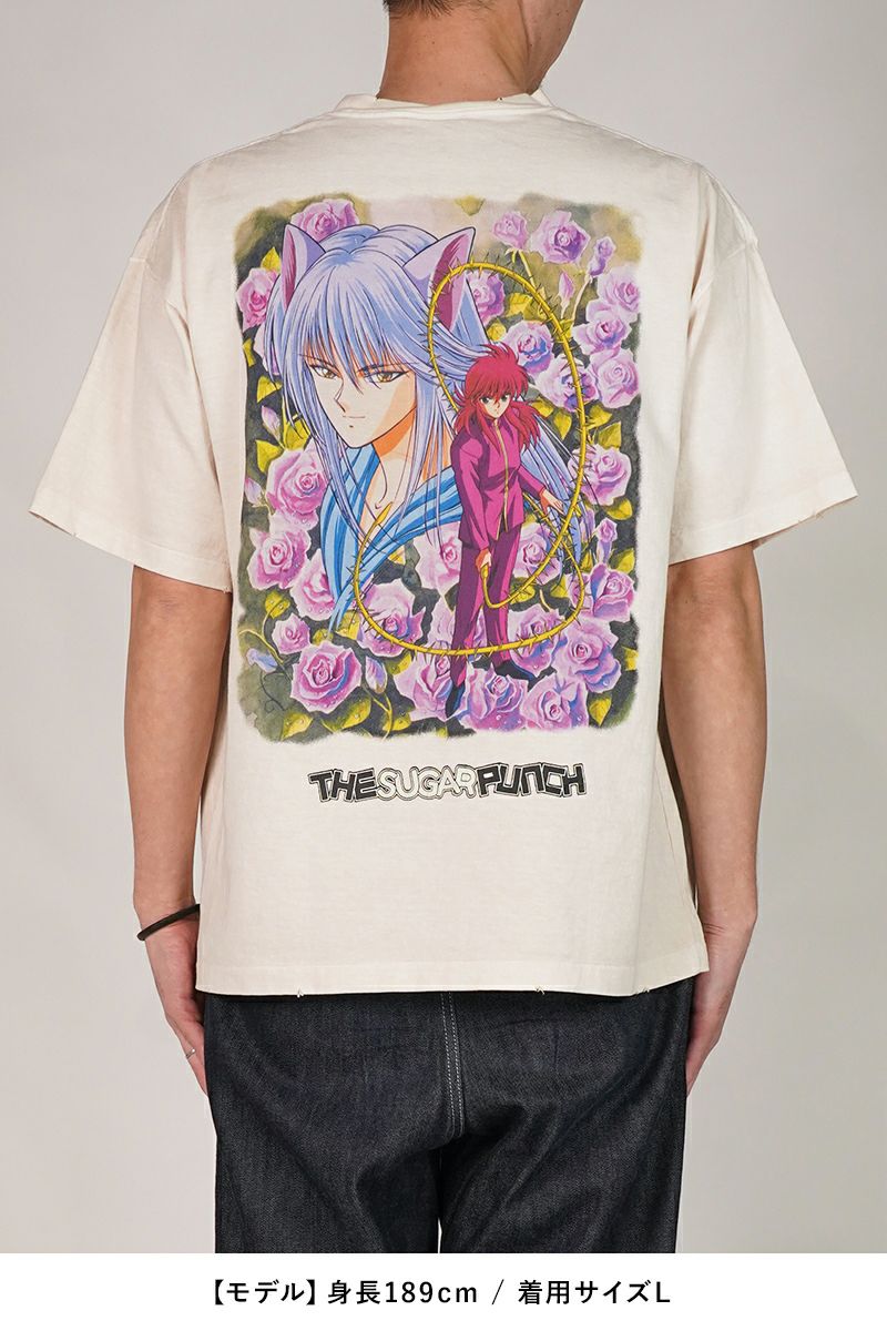 THE SUGAR PUNCH(シュガーパンチ)S/S T-Shirt (YOKOKURAMA) 半袖Tシャツ 幽☆遊☆白書 妖狐蔵馬 TYUM24AM005 -11