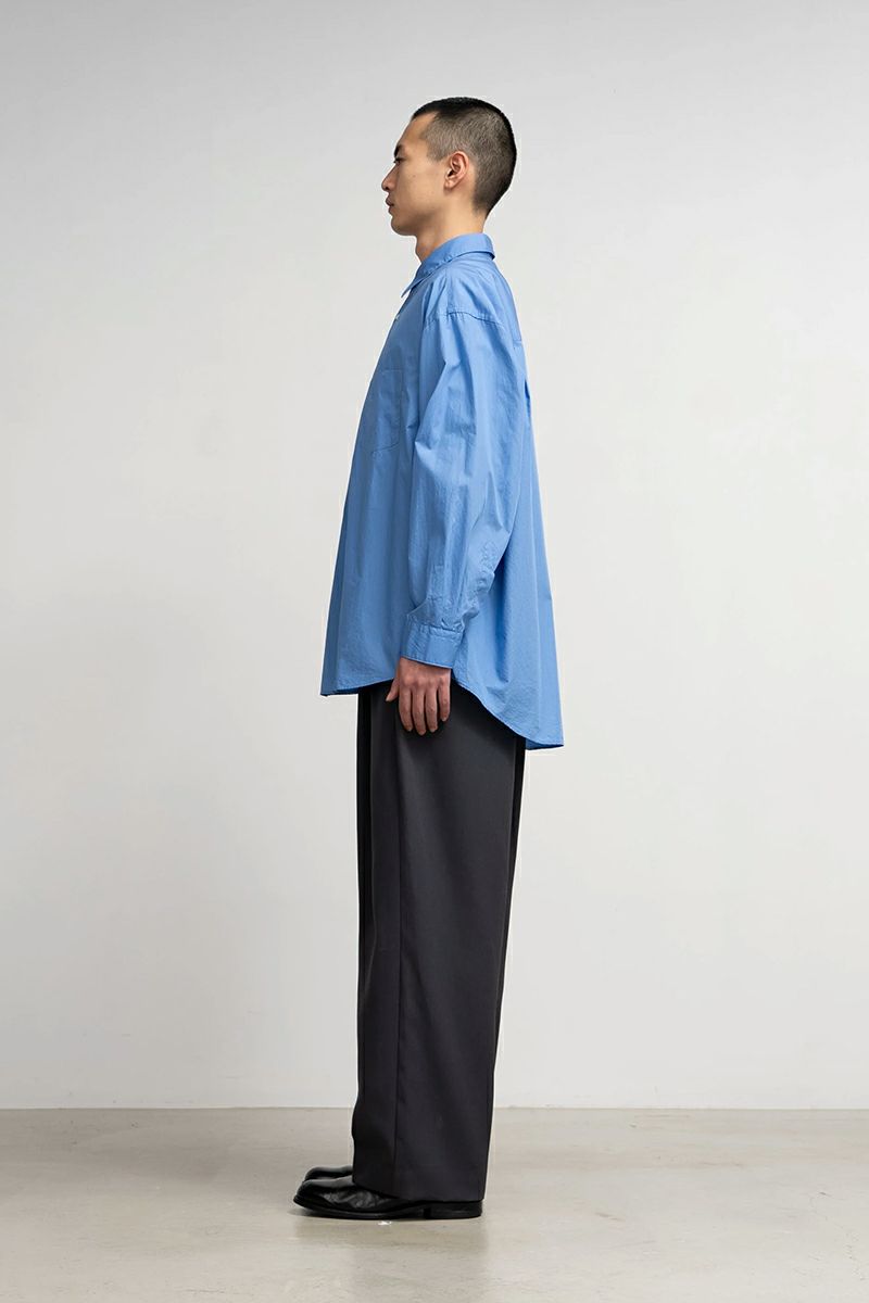 Graphpaper(グラフペーパー)Broad L/S Oversized Regular Collar Shirt ブロードオーバーサイズレギュラーカラー長袖シャツ GM251-50001B -2