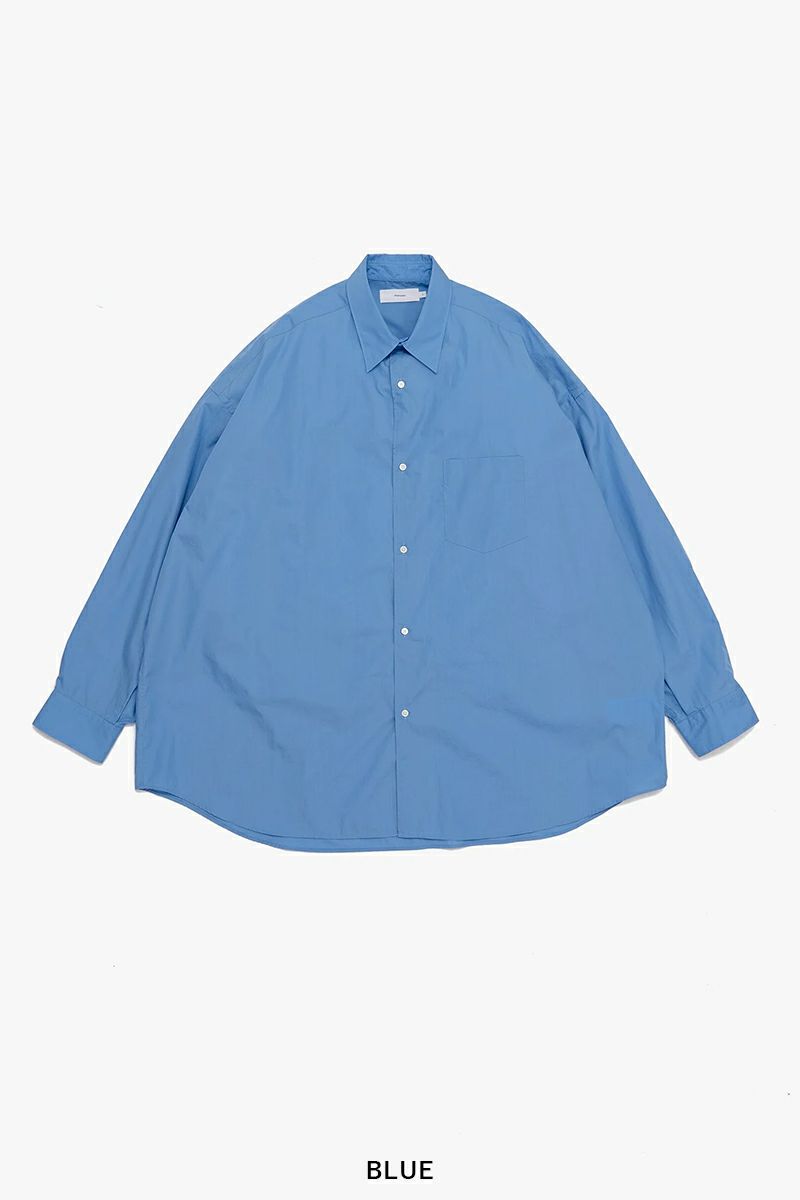 Graphpaper(グラフペーパー)Broad L/S Oversized Regular Collar Shirt ブロードオーバーサイズレギュラーカラー長袖シャツ GM251-50001B -9