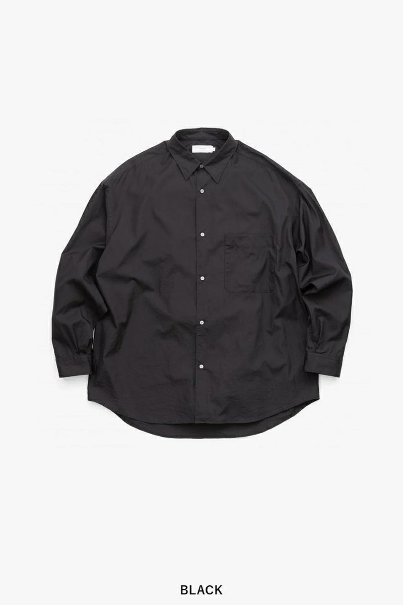 Graphpaper(グラフペーパー)Broad L/S Oversized Regular Collar Shirt ブロードオーバーサイズレギュラーカラー長袖シャツ GM251-50001B -10