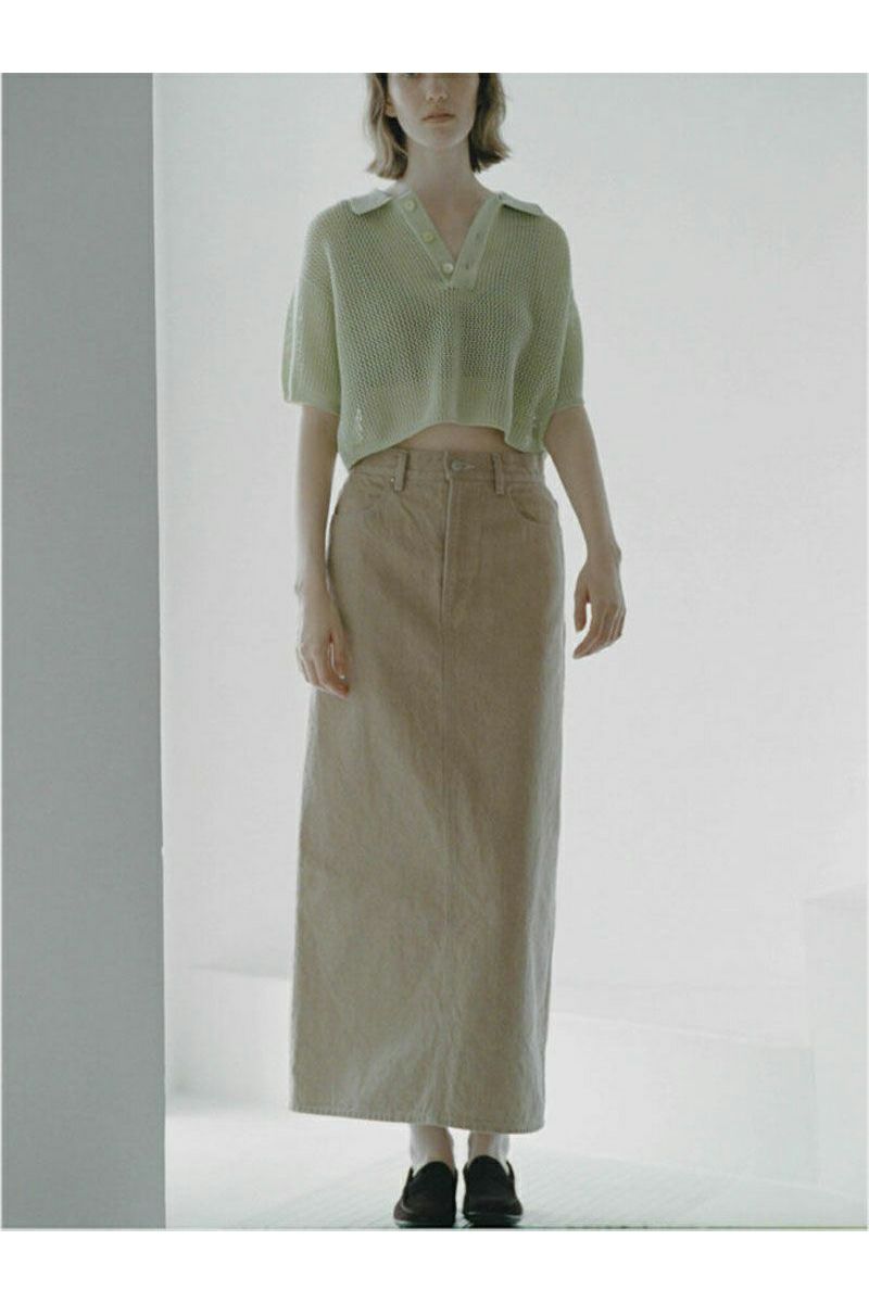 MY___(マイ)DENIM MAXI SKIRT デニムマキシスカート 251-61505 -23