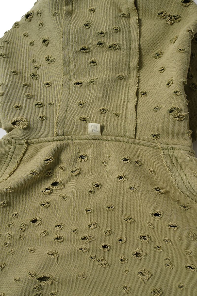FAF(エフエーエフ)Dameged Zip up Hoodie ダメージジップアップフーディー 003121201 -21