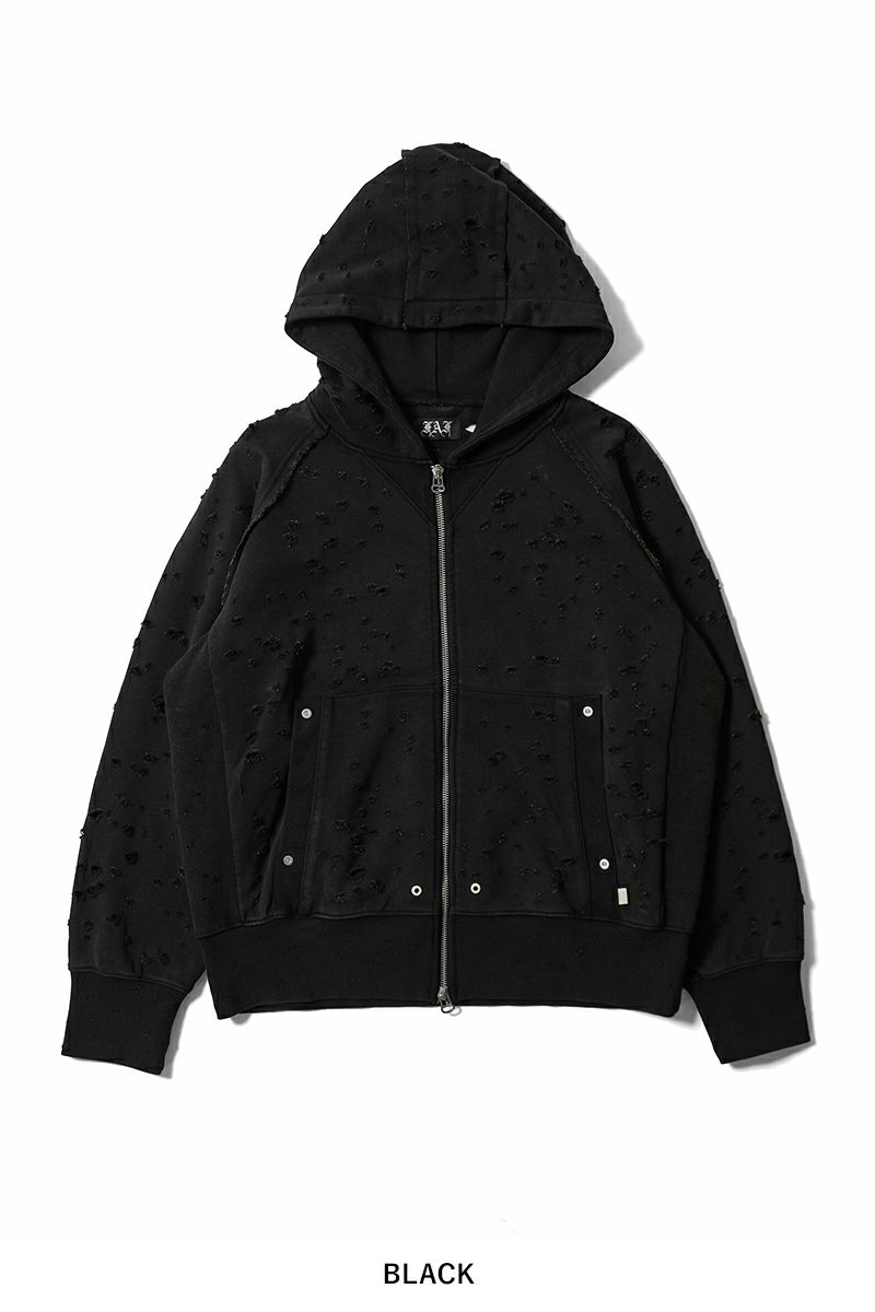 FAF(エフエーエフ)Dameged Zip up Hoodie ダメージジップアップフーディー 003121201 -26