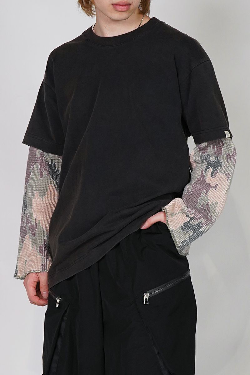 FAF(エフエーエフ)Camo Double Sleeve Tee カモダブルスリーブTシャツ 003121205 -1