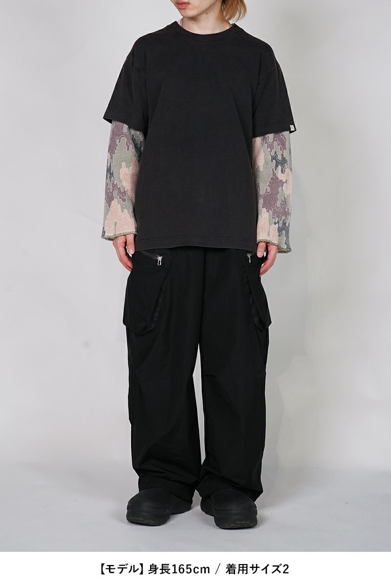 FAF(エフエーエフ)Camo Double Sleeve Tee カモダブルスリーブTシャツ 003121205 -5