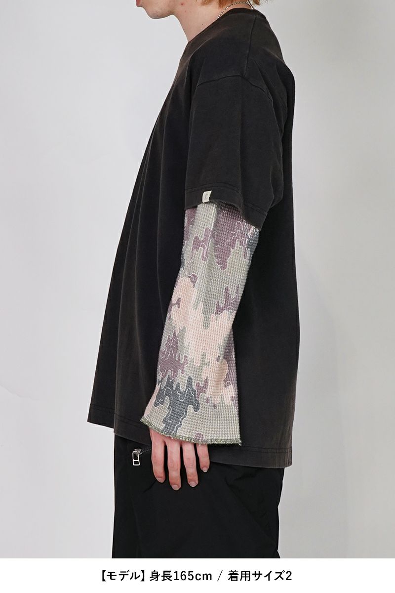 FAF(エフエーエフ)Camo Double Sleeve Tee カモダブルスリーブTシャツ 003121205 -8