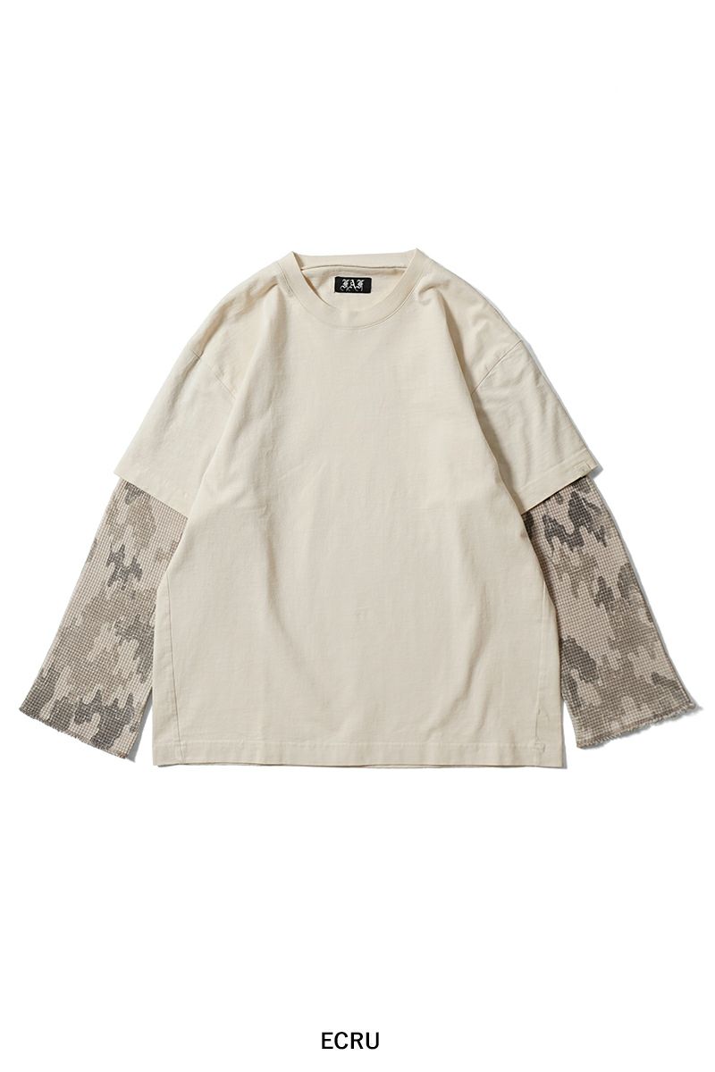 FAF(エフエーエフ)Camo Double Sleeve Tee カモダブルスリーブTシャツ 003121205 -23