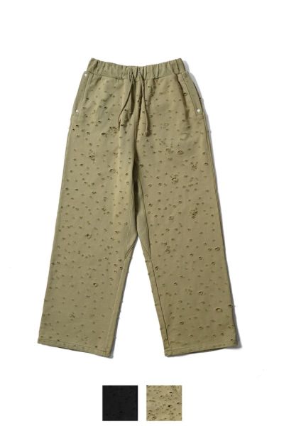 FAF(エフエーエフ)Dameged Baggy Sweat Pants ダメージバギースウェットパンツ 003121401