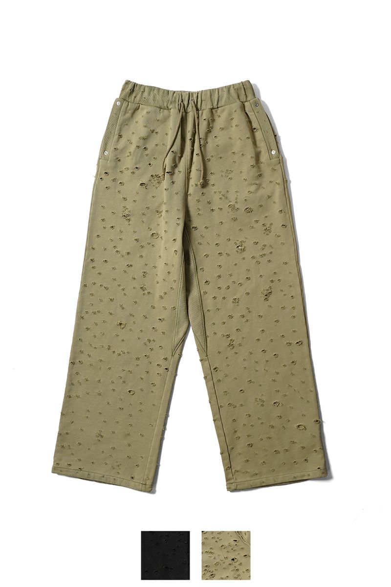 FAF(エフエーエフ)Dameged Baggy Sweat Pants ダメージバギースウェットパンツ 003121401