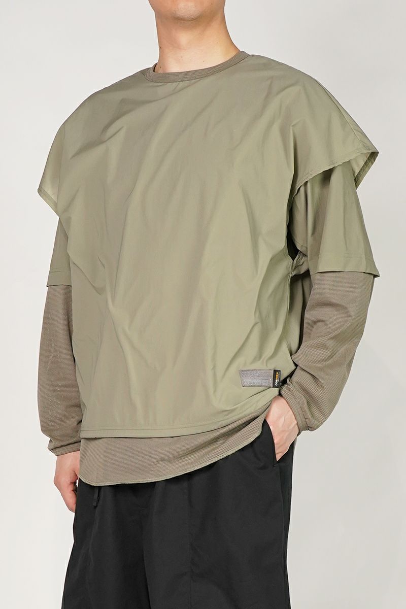Poliquant(ポリクアント)THE LAYERED L/S TEE レイヤード長袖Tシャツ 2501004 -1
