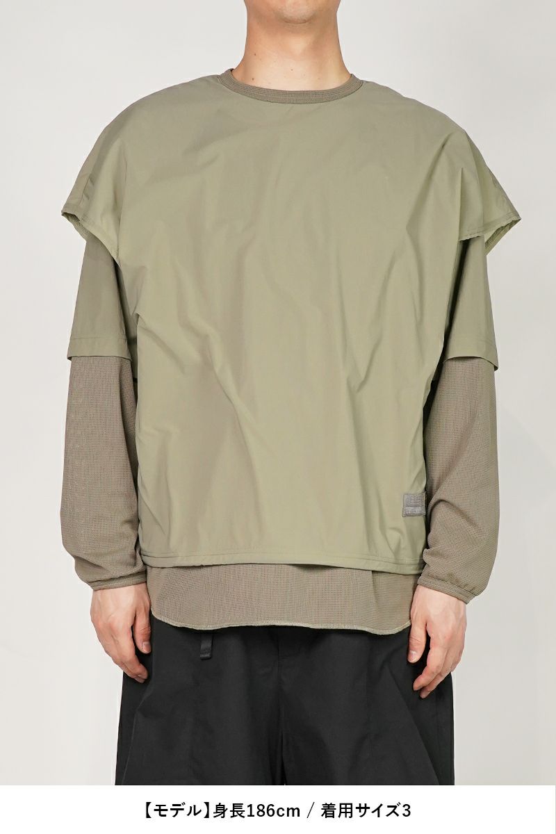 Poliquant(ポリクアント)THE LAYERED L/S TEE レイヤード長袖Tシャツ 2501004 -10