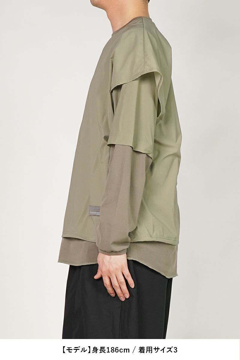 Poliquant(ポリクアント)THE LAYERED L/S TEE レイヤード長袖Tシャツ 2501004 -11