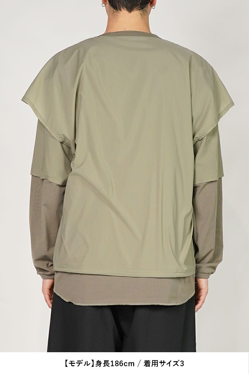 Poliquant(ポリクアント)THE LAYERED L/S TEE レイヤード長袖Tシャツ 2501004 -12