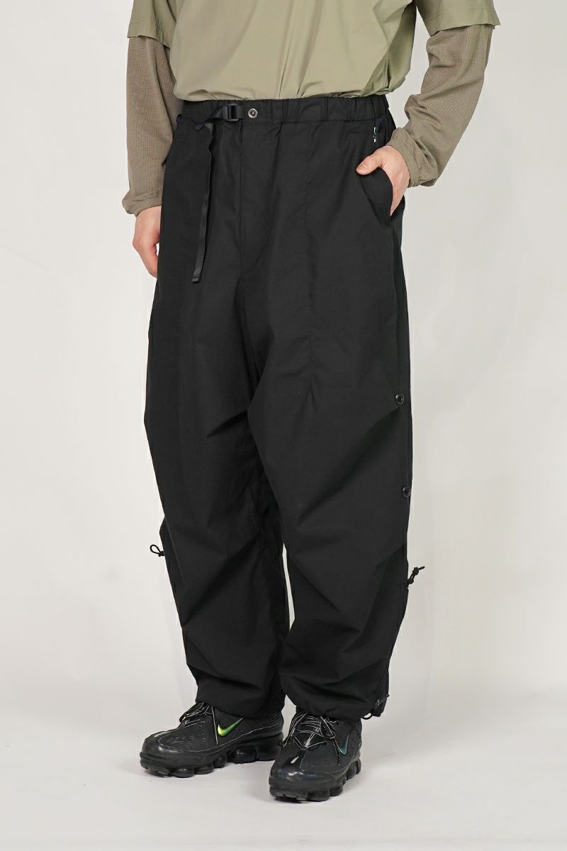 Poliquant(ポリクアント)THE CHANGING LENGTHHEM WIDE ZIP UP TUCKED PANTS チェンジングワイドジップアップタックパンツ 2501016 -1