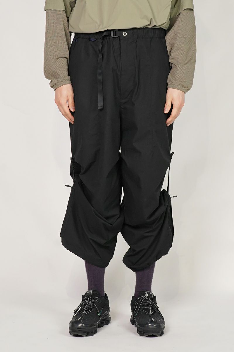 Poliquant(ポリクアント)THE CHANGING LENGTHHEM WIDE ZIP UP TUCKED PANTS チェンジングワイドジップアップタックパンツ 2501016 -4
