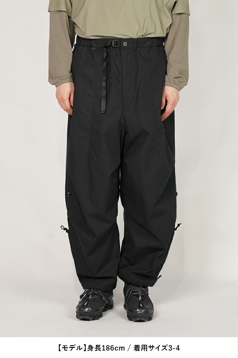 Poliquant(ポリクアント)THE CHANGING LENGTHHEM WIDE ZIP UP TUCKED PANTS チェンジングワイドジップアップタックパンツ 2501016 -10