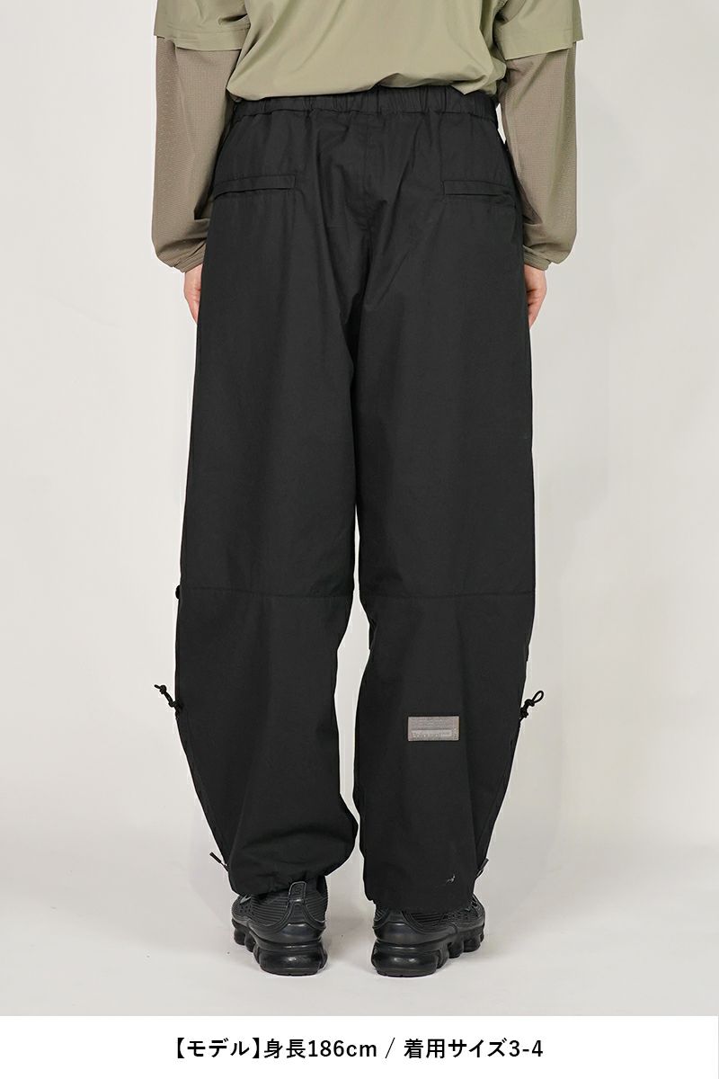 Poliquant(ポリクアント)THE CHANGING LENGTHHEM WIDE ZIP UP TUCKED PANTS チェンジングワイドジップアップタックパンツ 2501016 -12