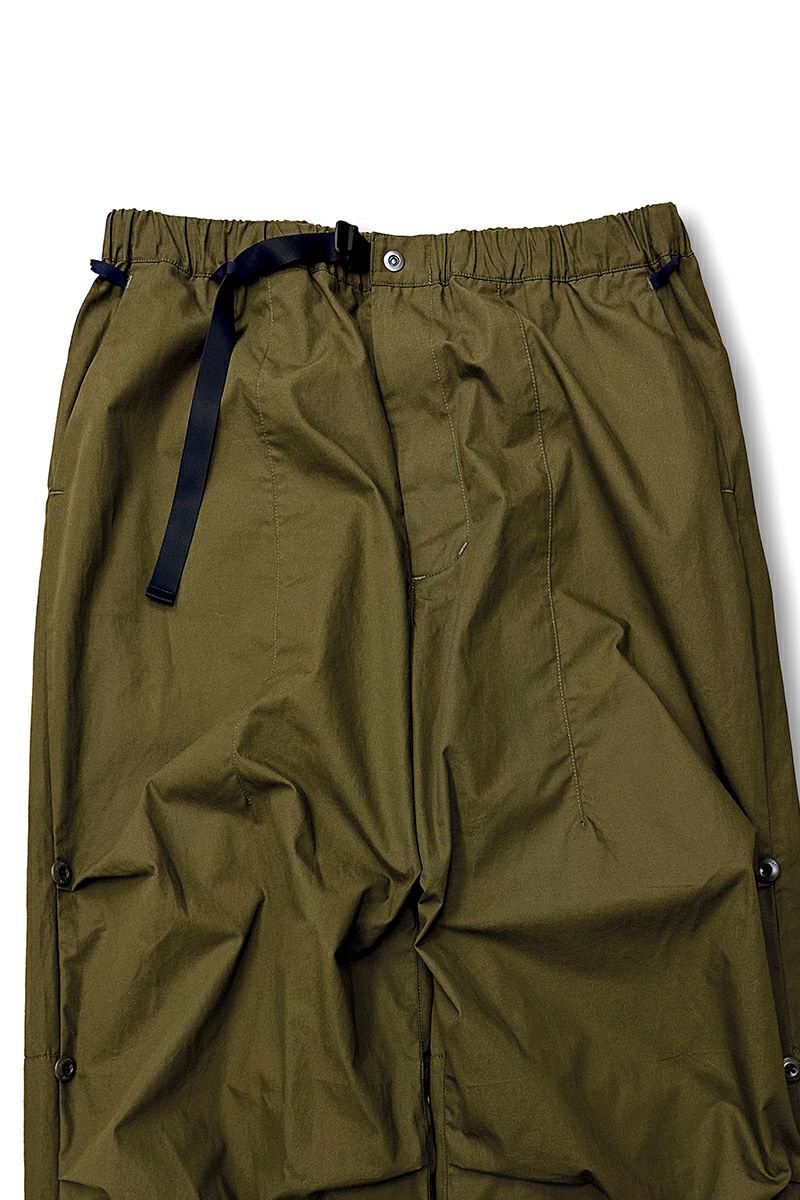 Poliquant(ポリクアント)THE CHANGING LENGTHHEM WIDE ZIP UP TUCKED PANTS チェンジングワイドジップアップタックパンツ 2501016 -14