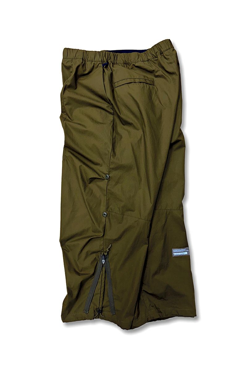 Poliquant(ポリクアント)THE CHANGING LENGTHHEM WIDE ZIP UP TUCKED PANTS チェンジングワイドジップアップタックパンツ 2501016 -16