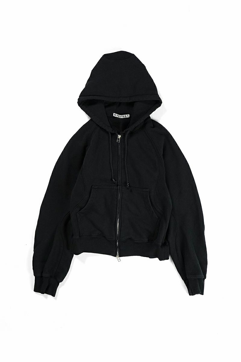 NVRFRGT(ネバーフォーゲット)PANELLED  ZIP UP HOODIE パネルドジップアップフーディー NF251T01