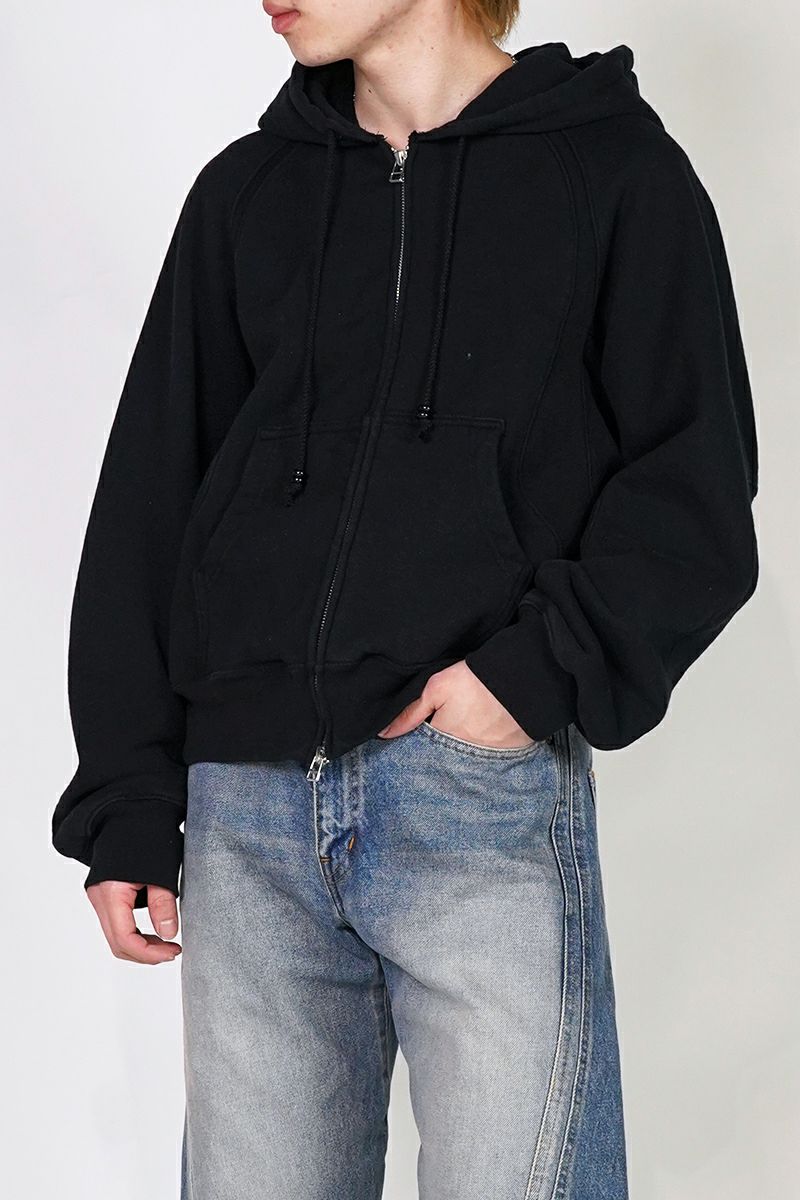 NVRFRGT(ネバーフォーゲット)PANELLED  ZIP UP HOODIE パネルドジップアップフーディー NF251T01 -1