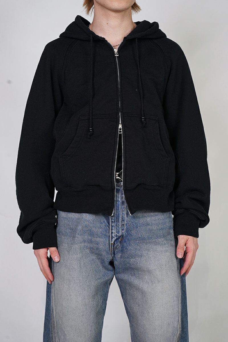 NVRFRGT(ネバーフォーゲット)PANELLED  ZIP UP HOODIE パネルドジップアップフーディー NF251T01 -2
