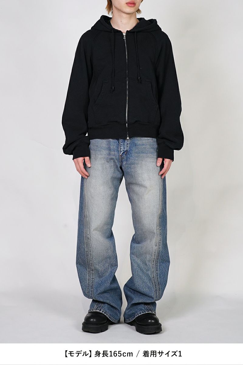 NVRFRGT(ネバーフォーゲット)PANELLED  ZIP UP HOODIE パネルドジップアップフーディー NF251T01 -6