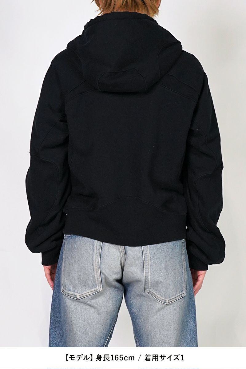 NVRFRGT(ネバーフォーゲット)PANELLED  ZIP UP HOODIE パネルドジップアップフーディー NF251T01 -10