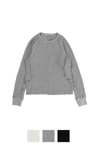 NVRFRGT(ネバーフォーゲット)WAFFLE THERMAL LONG SLEEVE T-SHIRT ワッフルサーマル長袖Tシャツ NF251T10
