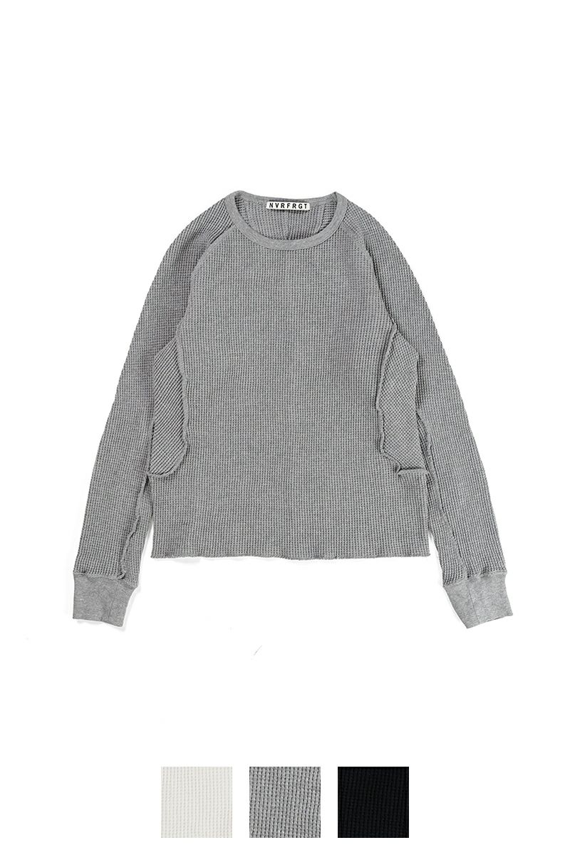 NVRFRGT(ネバーフォーゲット)WAFFLE THERMAL LONG SLEEVE T-SHIRT ワッフルサーマル長袖Tシャツ NF251T10