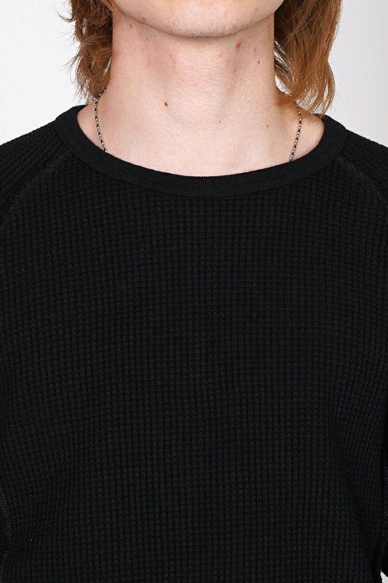NVRFRGT(ネバーフォーゲット)WAFFLE THERMAL LONG SLEEVE T-SHIRT ワッフルサーマル長袖Tシャツ NF251T10 -2