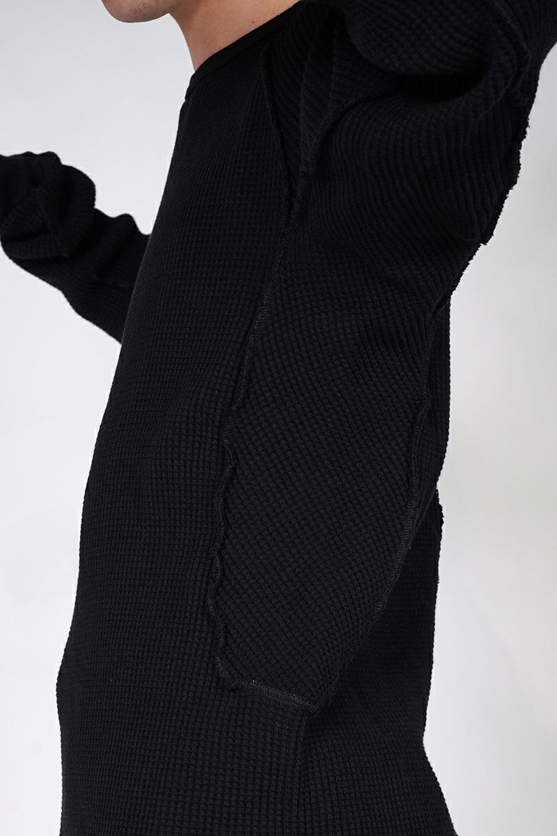 NVRFRGT(ネバーフォーゲット)WAFFLE THERMAL LONG SLEEVE T-SHIRT ワッフルサーマル長袖Tシャツ NF251T10 -3