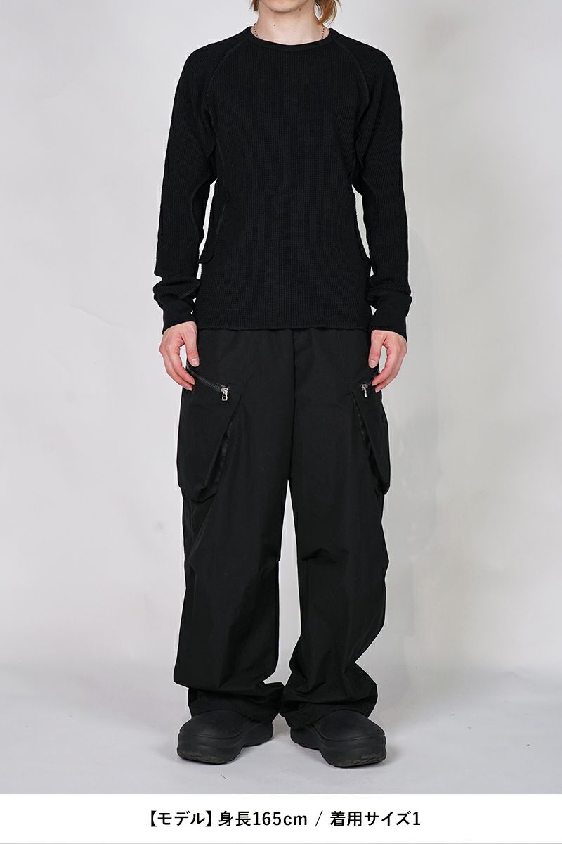 NVRFRGT(ネバーフォーゲット)WAFFLE THERMAL LONG SLEEVE T-SHIRT ワッフルサーマル長袖Tシャツ NF251T10 -6