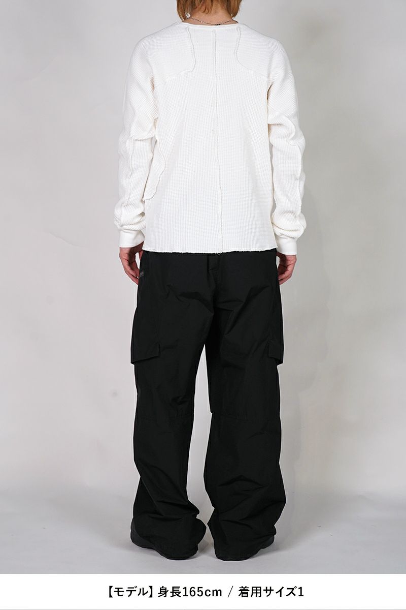 NVRFRGT(ネバーフォーゲット)WAFFLE THERMAL LONG SLEEVE T-SHIRT ワッフルサーマル長袖Tシャツ NF251T10 -9