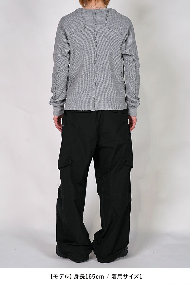 NVRFRGT(ネバーフォーゲット)WAFFLE THERMAL LONG SLEEVE T-SHIRT ワッフルサーマル長袖Tシャツ NF251T10 -11